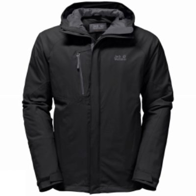 Jack Wolfskin Mens Troposphere Jacket Black Jack Wolfskin Mens Troposphere Jacket Black